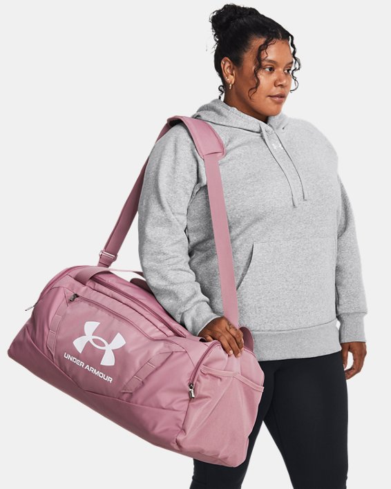 UA Undeniable 5.0 Medium Duffle Bag in Pink image number 6